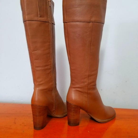 Women's Nine West high heel knee boots size 6.5, like new - Picture 4 of 7